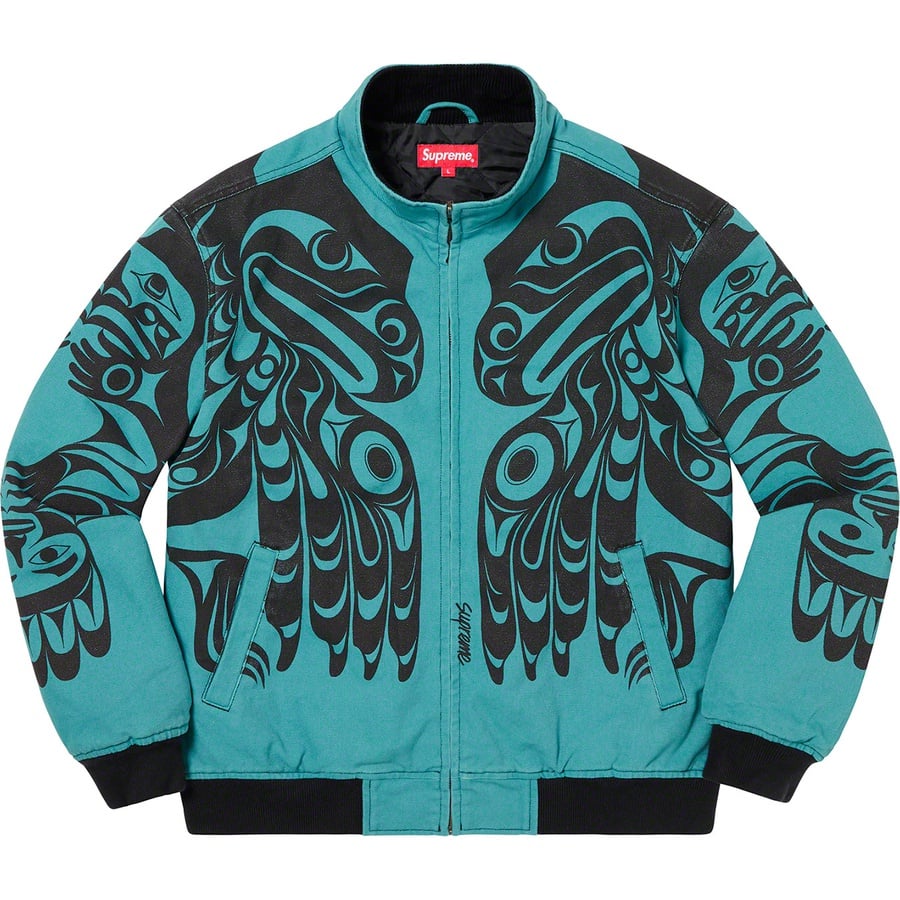 Details on Makah Zip Up Jacket Teal from fall winter
                                                    2019 (Price is $198)