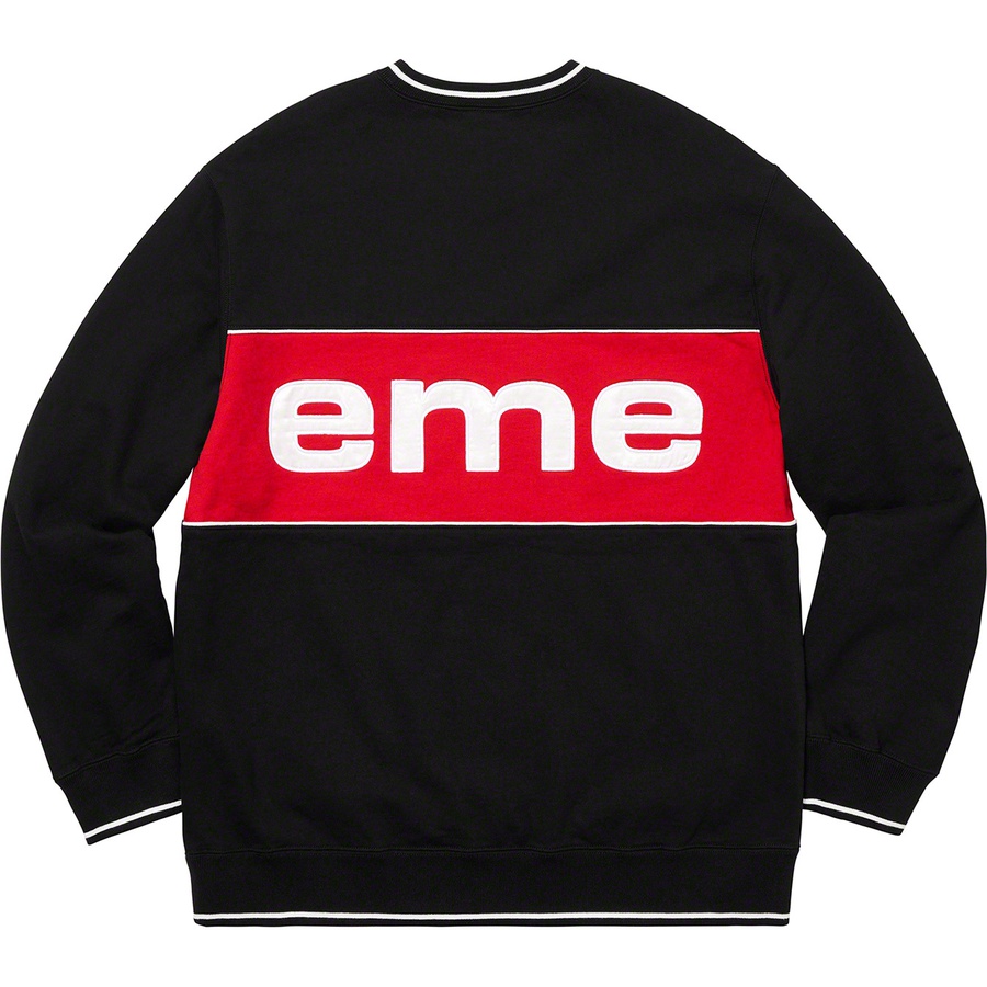 Details on Piping Crewneck Black from fall winter 2019 (Price is $138)