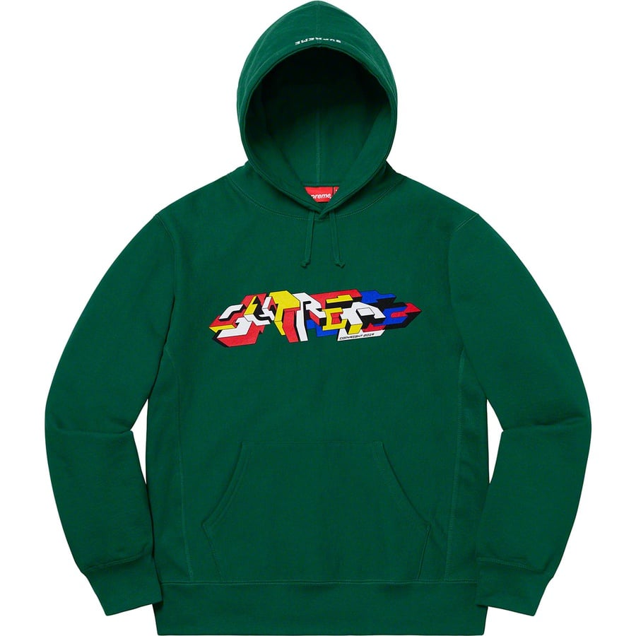 Details on Delta Logo Hooded Sweatshirt Dark Green from fall winter
                                                    2019 (Price is $158)