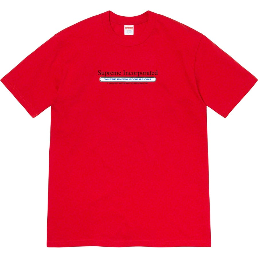 Details on Inc. Tee Red from fall winter
                                                    2019 (Price is $38)