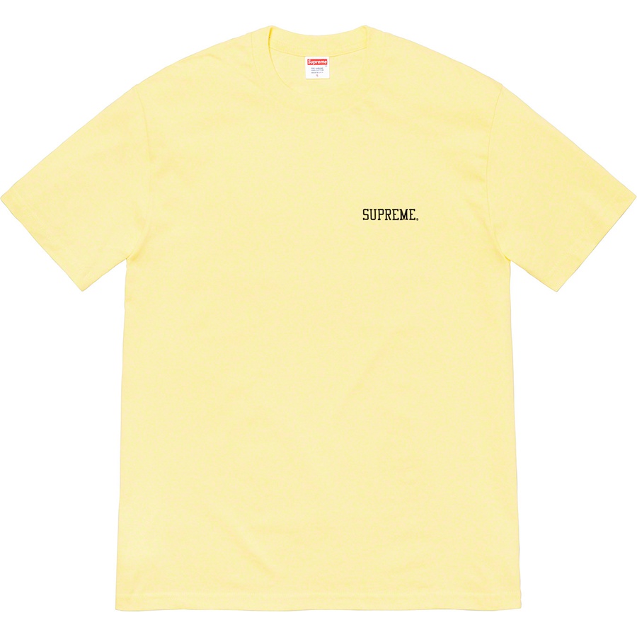 Details on Heroines Tee Pale Yellow from fall winter 2019 (Price is $48)