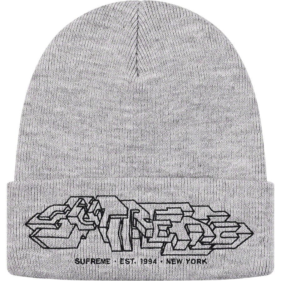 Details on Delta Logo Beanie Heather Grey from fall winter
                                                    2019 (Price is $34)