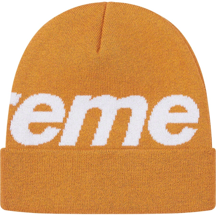 Details on Big Logo Beanie Dark Gold from fall winter
                                                    2019 (Price is $40)