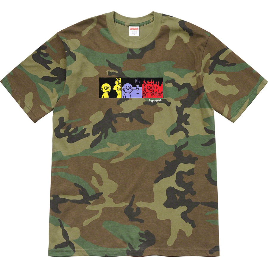Details on Life Tee Woodland Camo from fall winter 2019 (Price is $38)