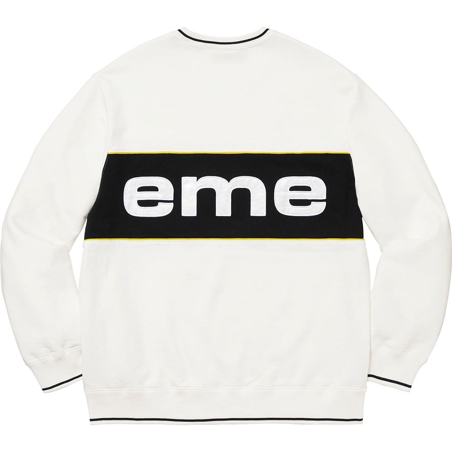 Details on Piping Crewneck White from fall winter
                                                    2019 (Price is $138)