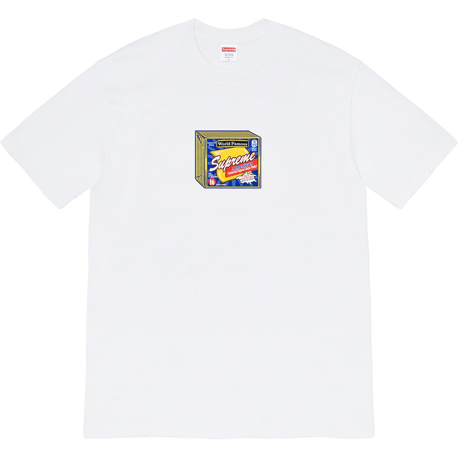 Details on Cheese Tee White from fall winter 2019 (Price is $38)