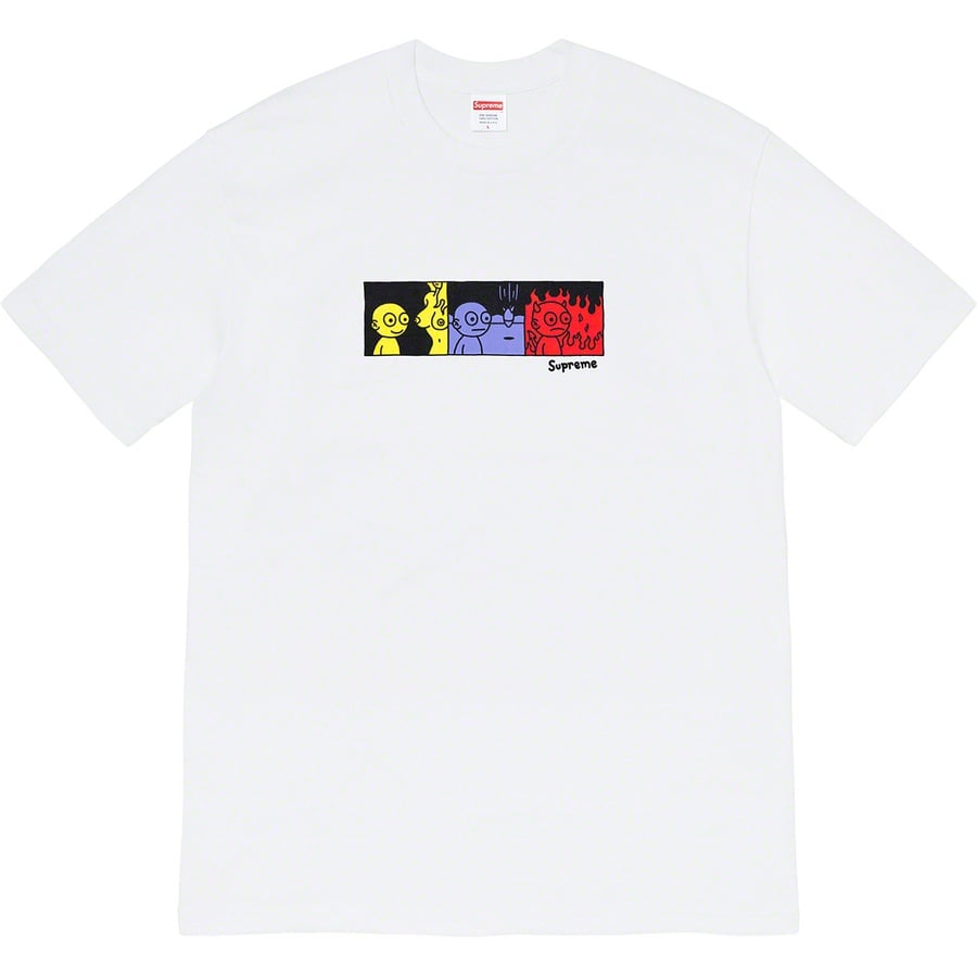 Details on Life Tee White from fall winter 2019 (Price is $38)