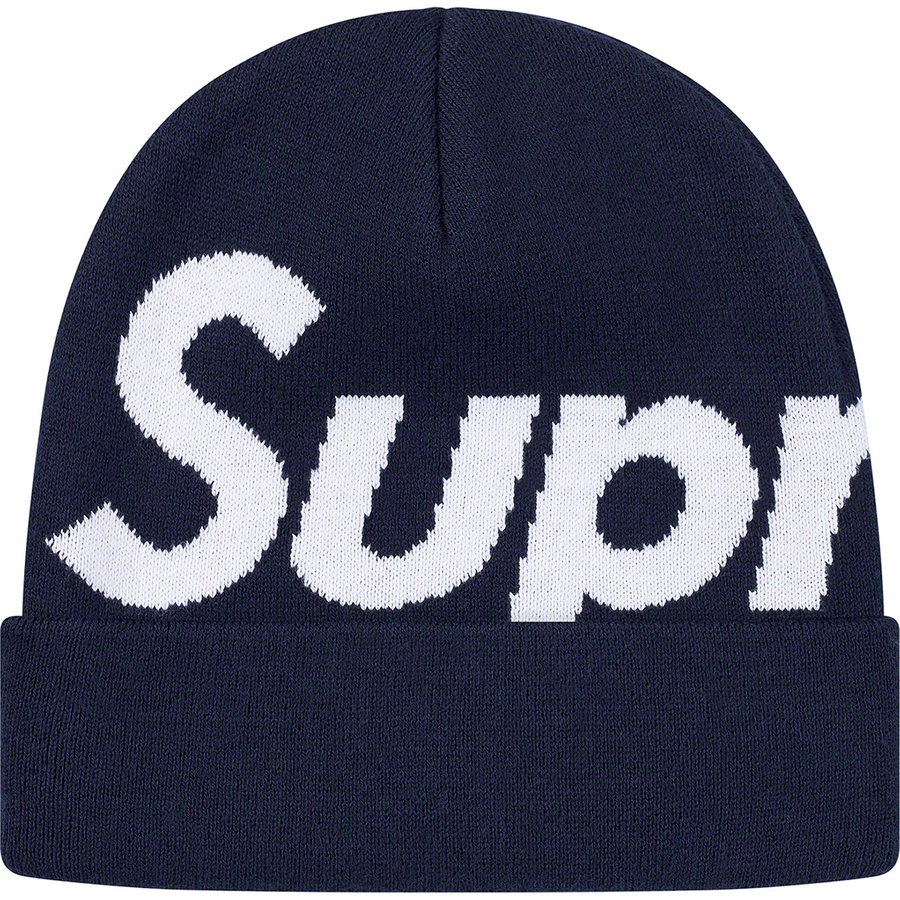 Details on Big Logo Beanie Navy from fall winter 2019 (Price is $40)