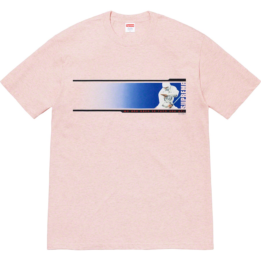 Details on We're Back Tee Heather Light Pink from fall winter
                                                    2019 (Price is $38)