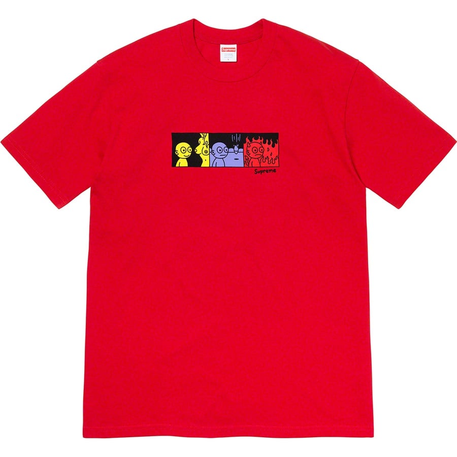 Details on Life Tee Red from fall winter 2019 (Price is $38)