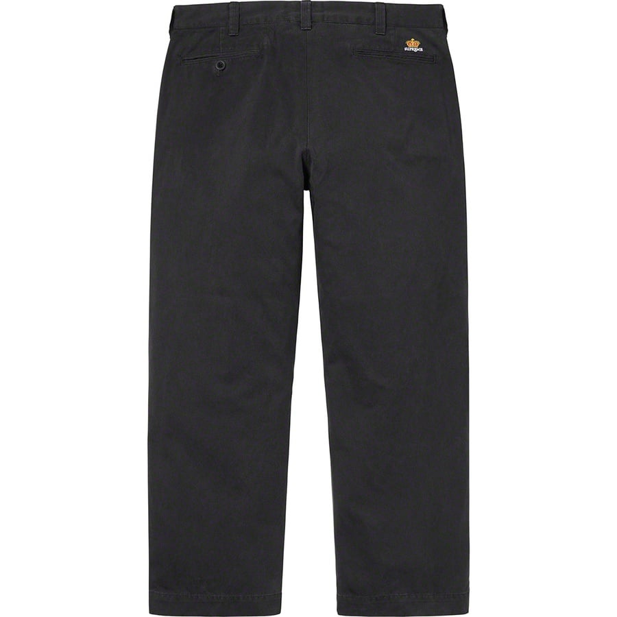 Details on Crown Chino Pant Black from fall winter
                                                    2019 (Price is $148)