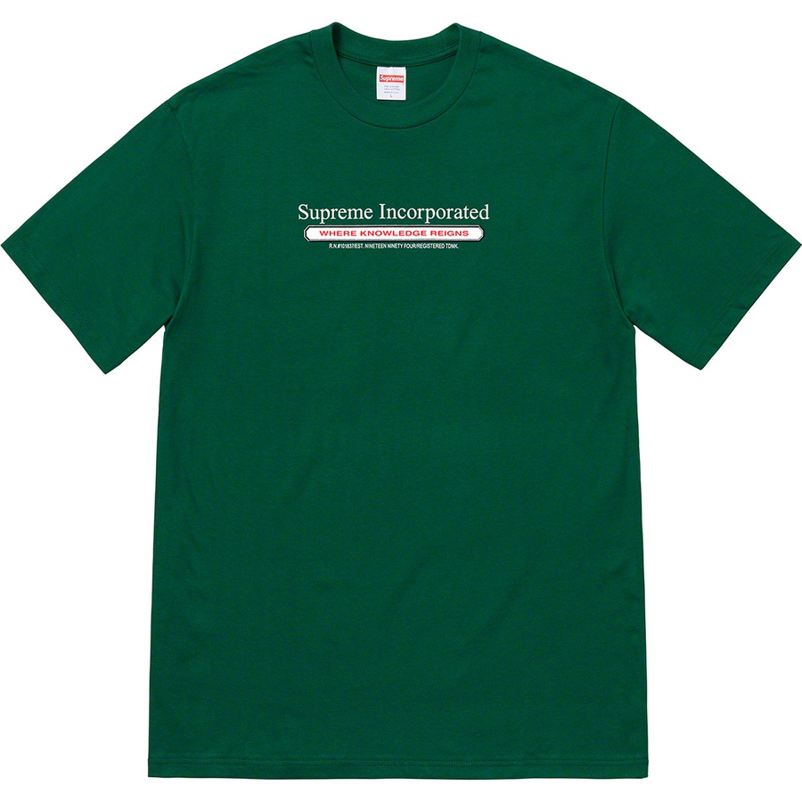Details on Inc. Tee Dark Green from fall winter 2019 (Price is $38)