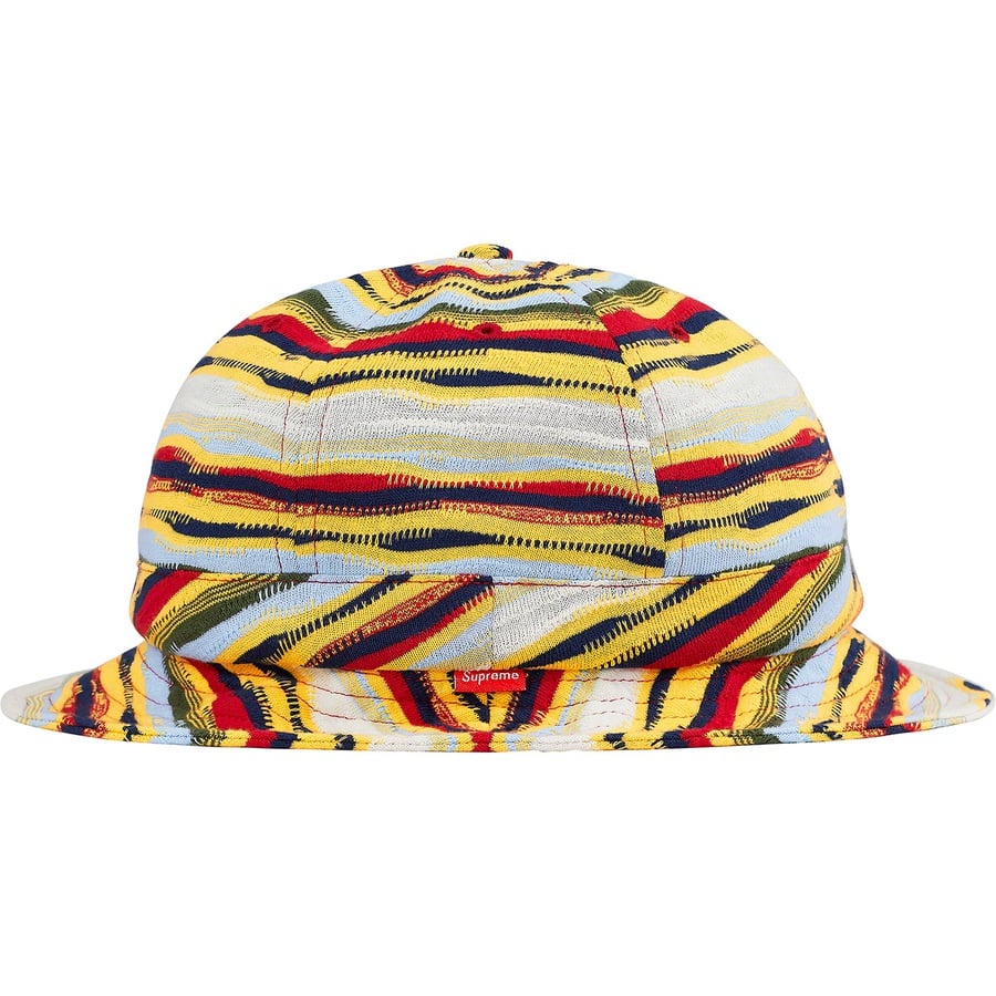 Details on Textured Stripe Bell Hat Red from fall winter 2019 (Price is $48)