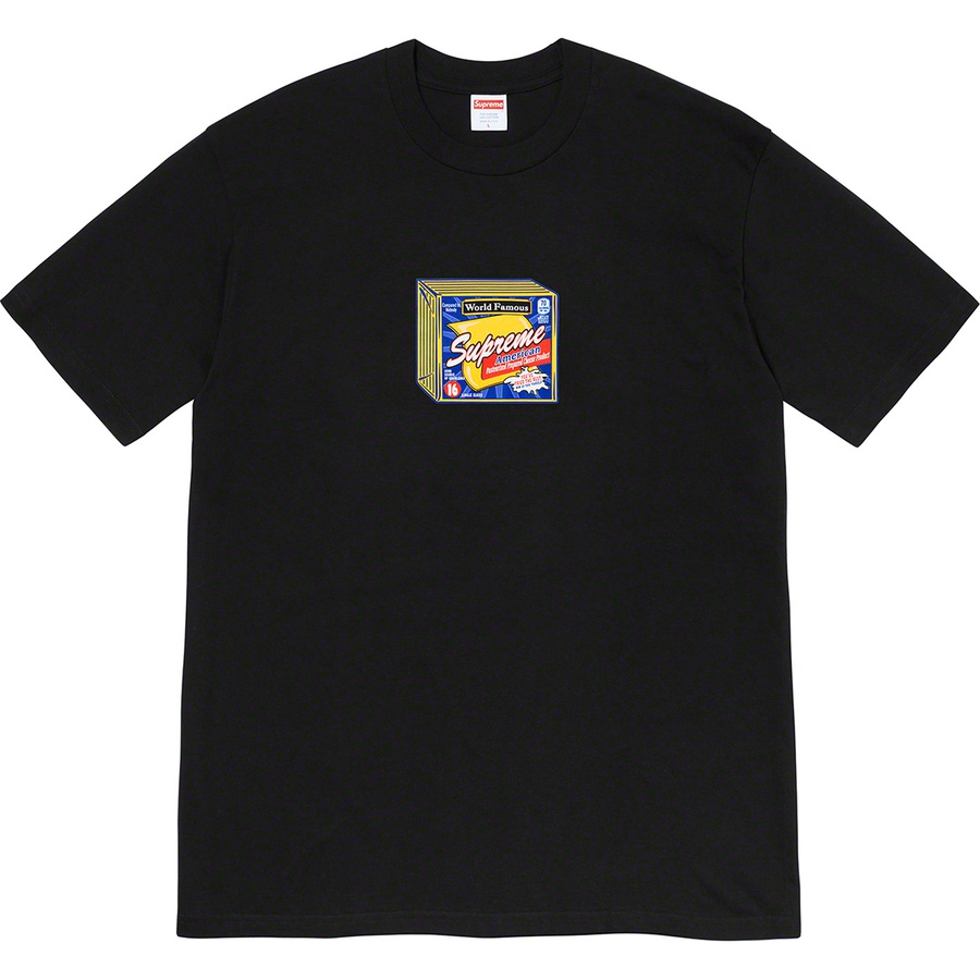 Details on Cheese Tee Black from fall winter 2019 (Price is $38)