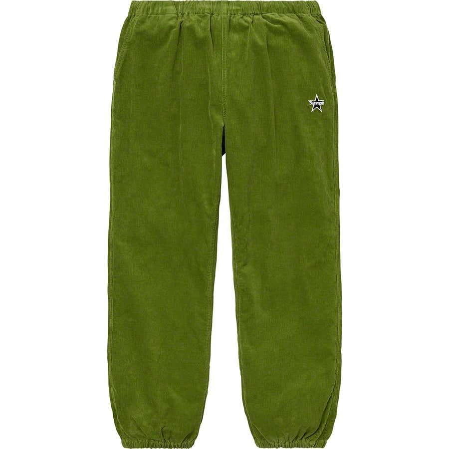 Details on Corduroy Skate Pant Green from fall winter 2019 (Price is $128)
