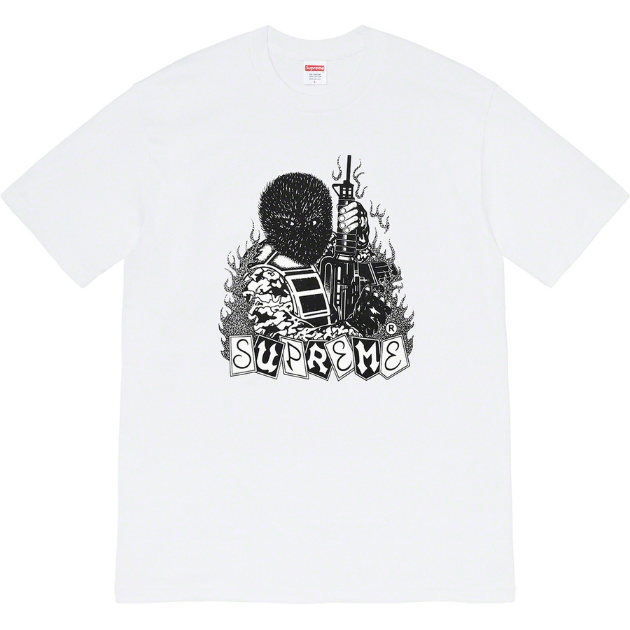 Details on Mercenary Tee White from fall winter 2019 (Price is $38)