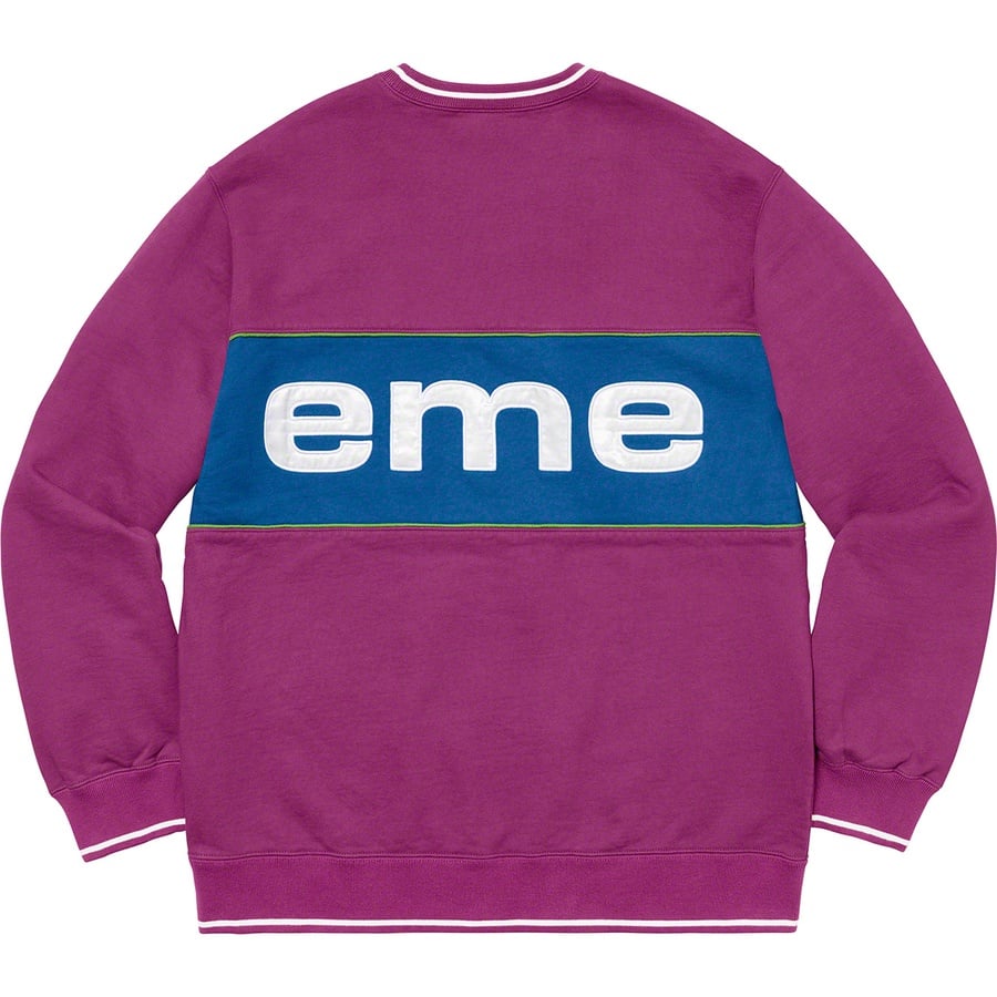 Details on Piping Crewneck Dark Magenta from fall winter
                                                    2019 (Price is $138)