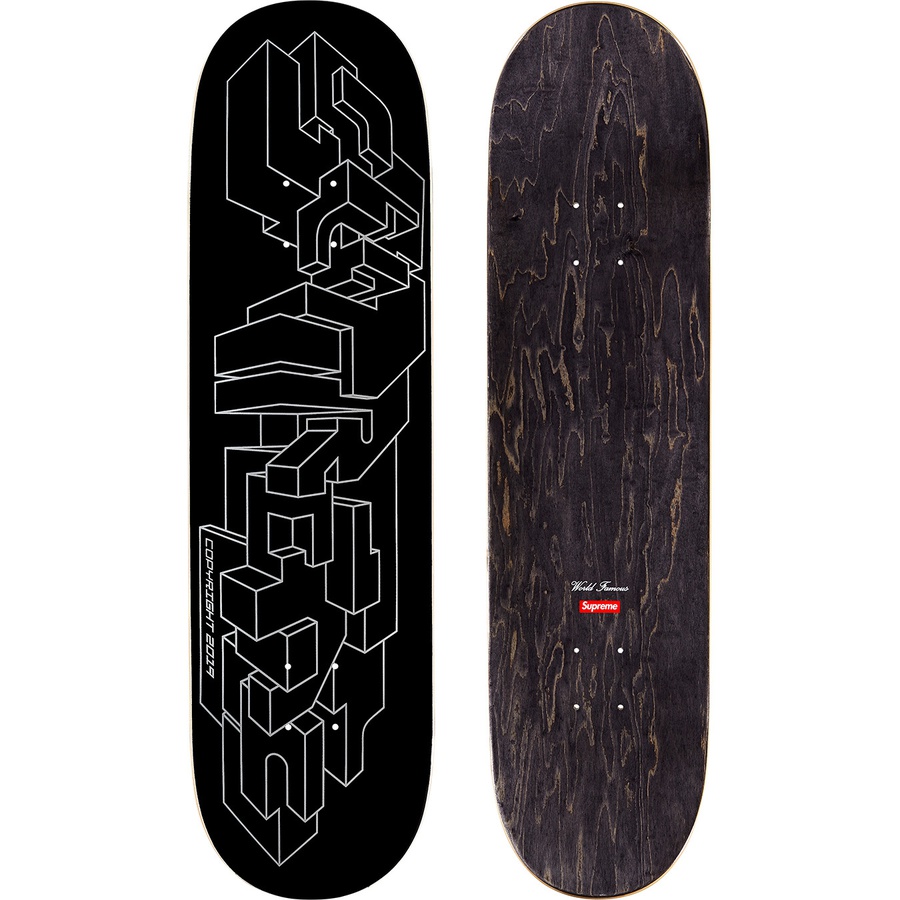 Details on Delta Logo Skateboard Black - 8.5" x 32.25" from fall winter
                                                    2019 (Price is $50)