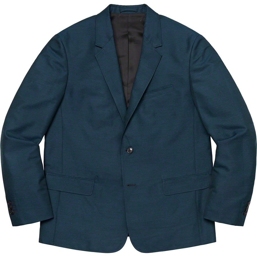 Details on Sharkskin Suit Blue from fall winter
                                                    2019 (Price is $598)