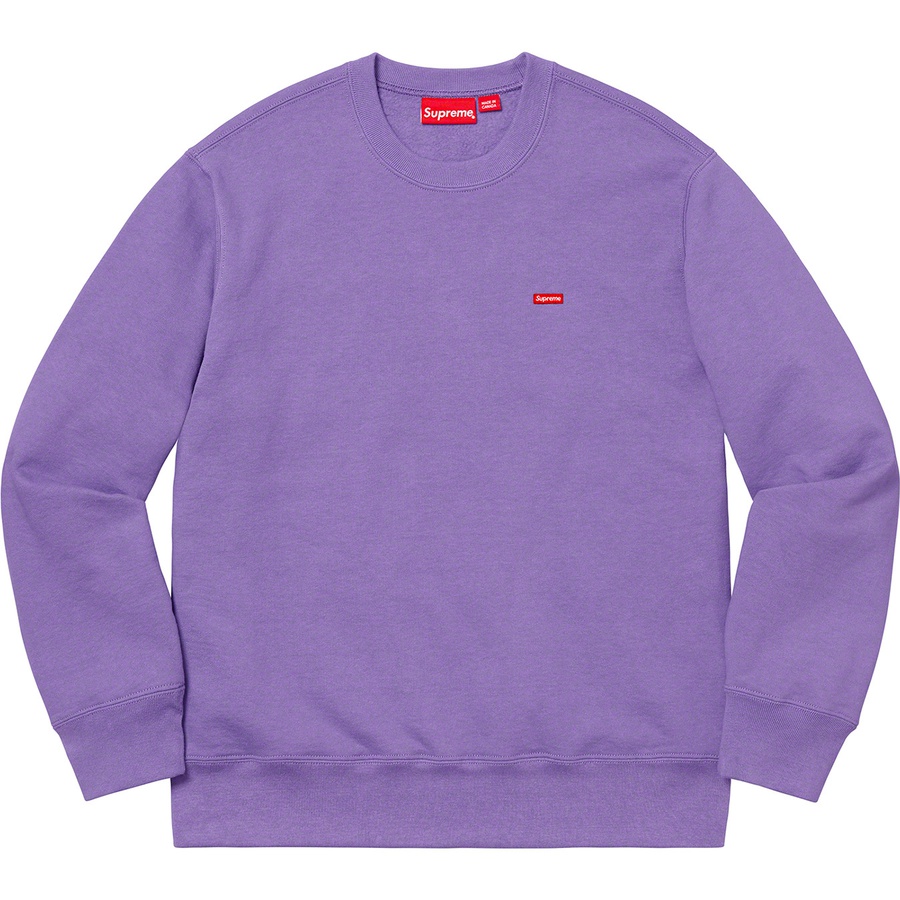 Details on Small Box Crewneck Light Violet from fall winter
                                                    2019 (Price is $138)