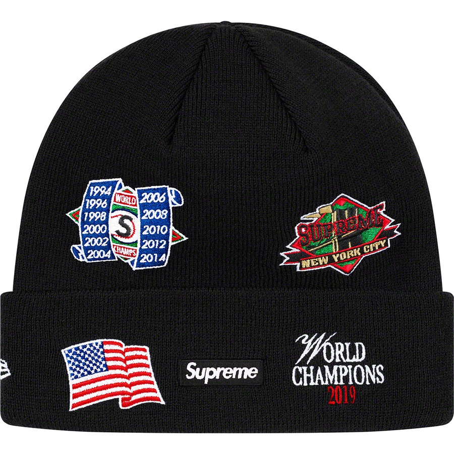 Details on New Era Championship Beanie Black from fall winter
                                                    2019 (Price is $38)