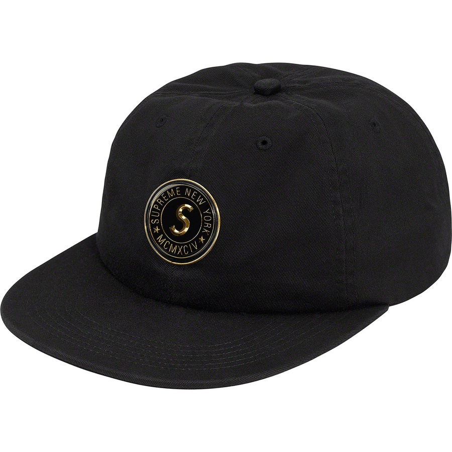 Details on Chino Twill Gel S Logo 6-Panel Black from fall winter 2019 (Price is $48)