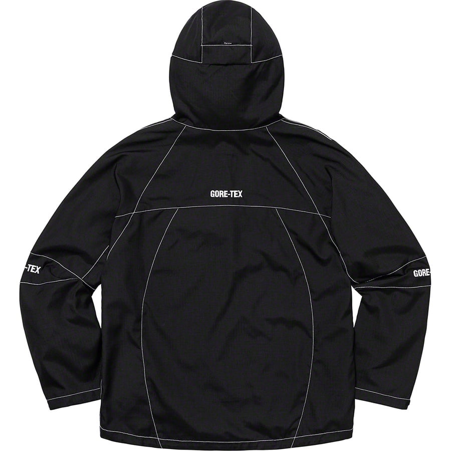 Details on GORE-TEX Contrast Stitch Anorak Black from fall winter
                                                    2019 (Price is $368)