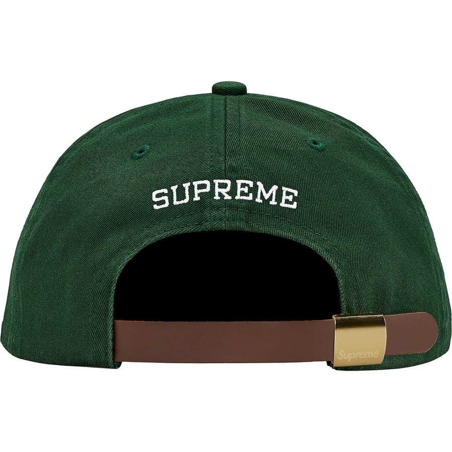 Details on Chino Twill Gel S Logo 6-Panel Dark Green from fall winter 2019 (Price is $48)