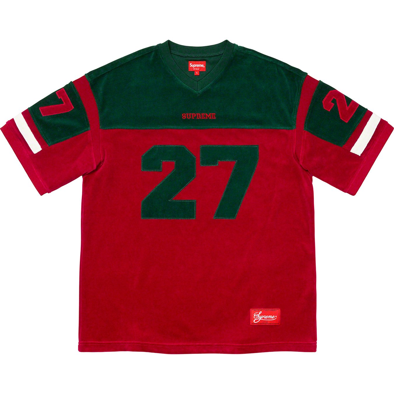 Velour Football Jersey - fall winter 2019 - Supreme