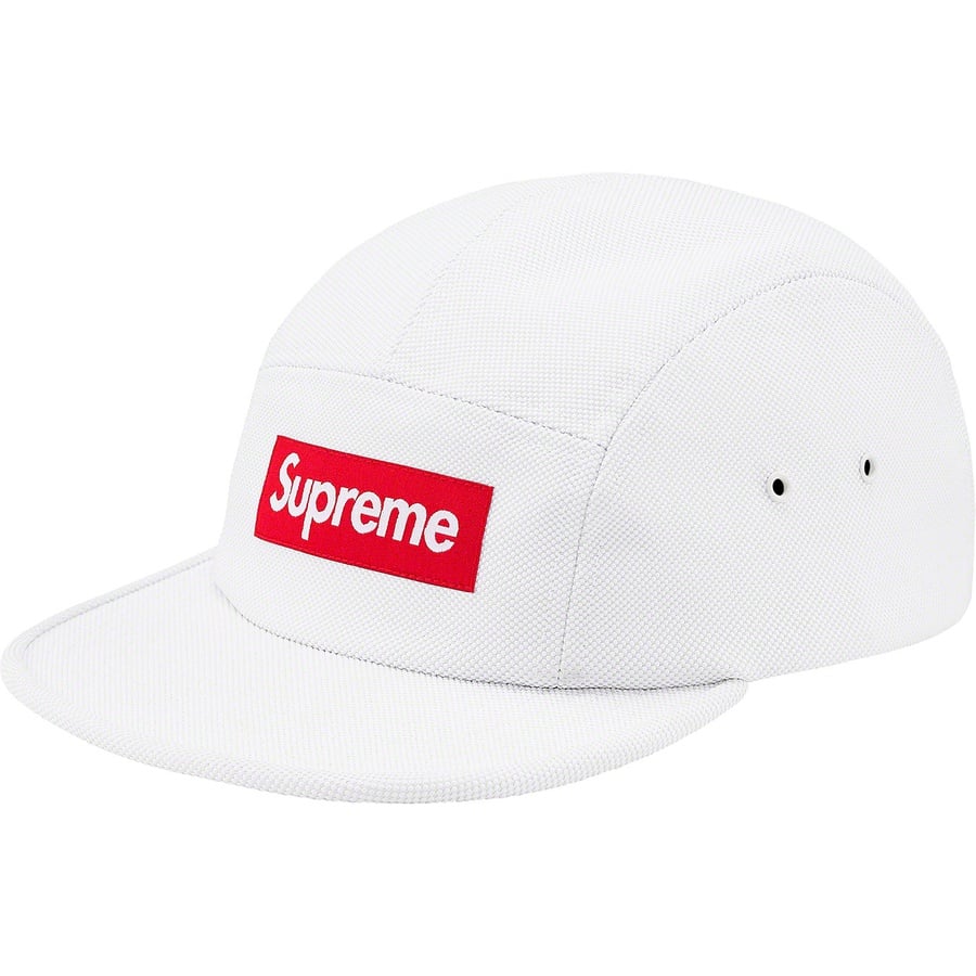 Details on Ballistic Nylon Camp Cap White from fall winter 2019 (Price is $48)
