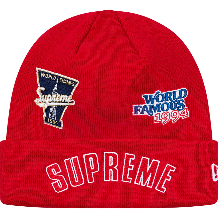 Details on New Era Championship Beanie Red from fall winter 2019 (Price is $38)