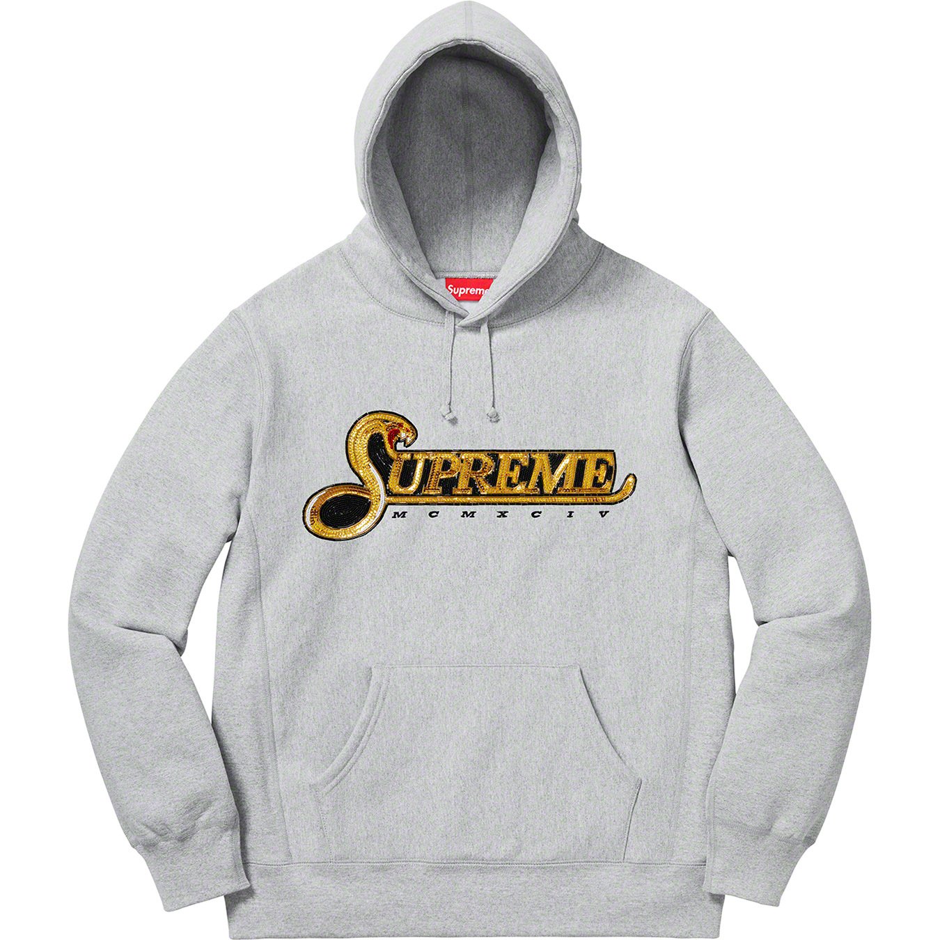 Supreme Sequin Viper Hoodie w/ Tags - Blue Sweatshirts & Hoodies, Clothing  - WSPME31946