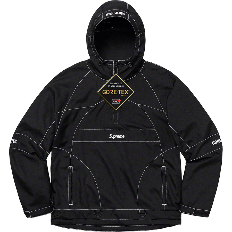 Details on GORE-TEX Contrast Stitch Anorak Black from fall winter
                                                    2019 (Price is $368)