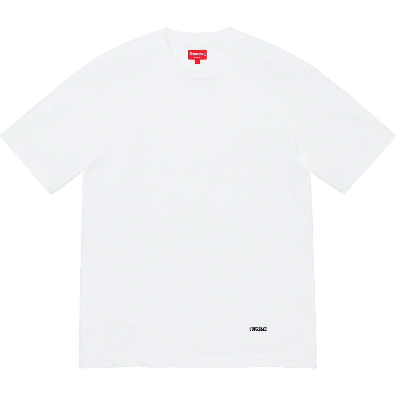 University S/S Top white L