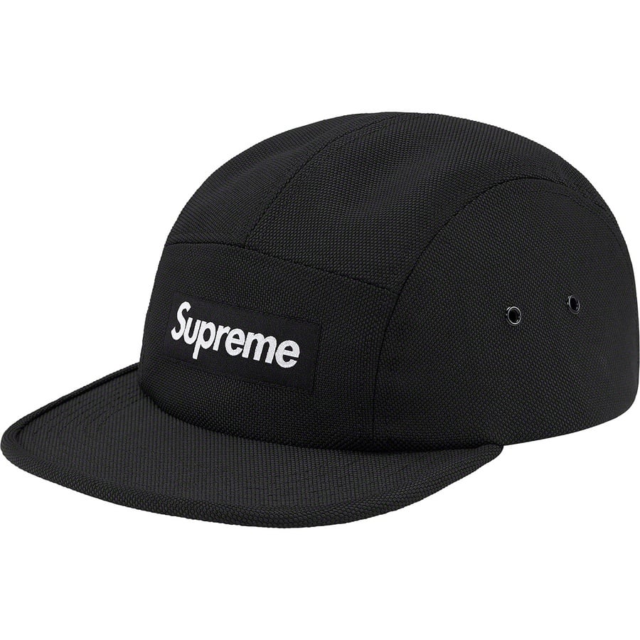 Details on Ballistic Nylon Camp Cap Black from fall winter 2019 (Price is $48)