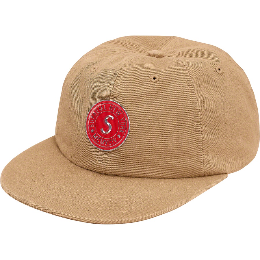 Details on Chino Twill Gel S Logo 6-Panel Tan from fall winter 2019 (Price is $48)