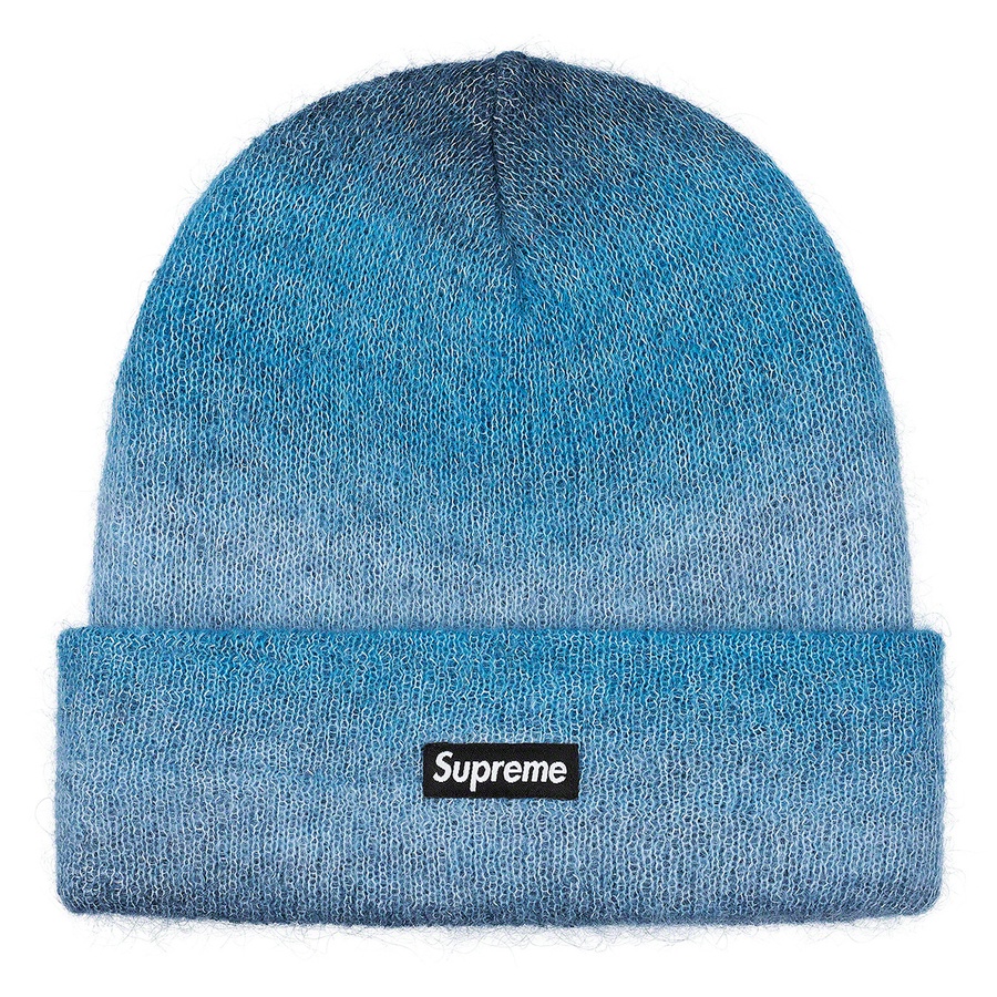 Details on Mohair Beanie Mixed Blue from fall winter
                                                    2019 (Price is $40)