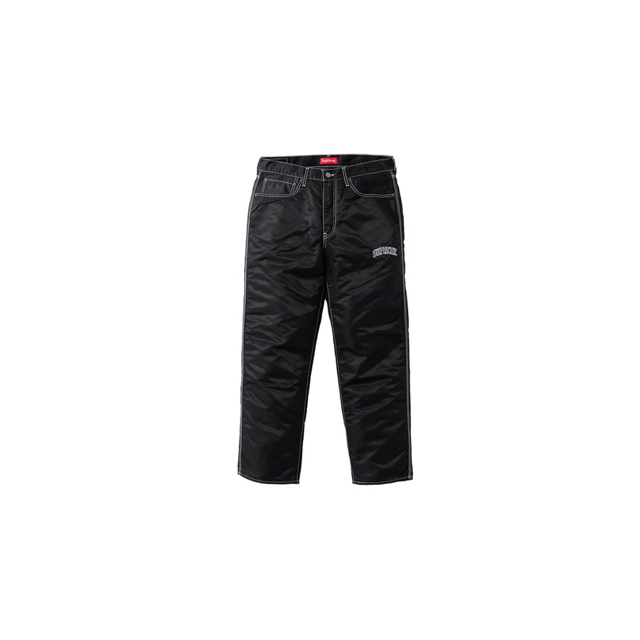 Details on Supreme Levi's Nylon Pant  from fall winter
                                                    2019 (Price is $168)