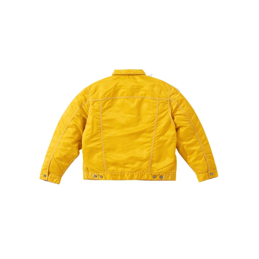Details on Supreme Levi's Nylon Trucker Jacket  from fall winter
                                                    2019 (Price is $264)
