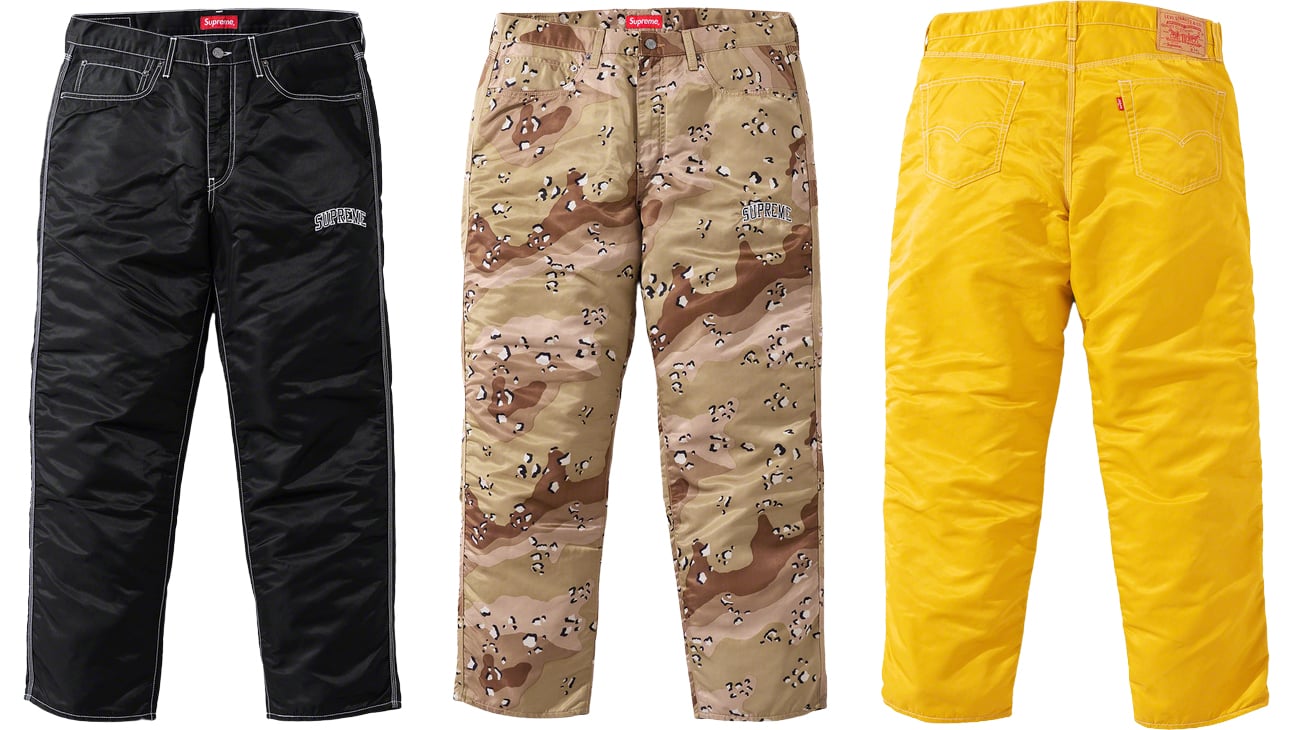 SupremeリーバイスNylon Pants 84671-0005 19FW