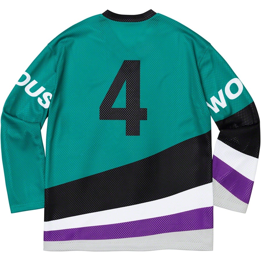 Details on Crossover Hockey Jersey Teal from fall winter
                                                    2019 (Price is $118)