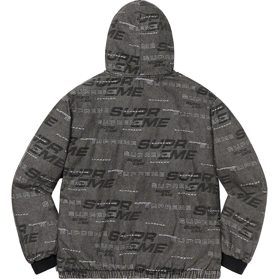 Supreme Reversible Dimensions Logo Denim Work Jacket (FW19) - Black - $198