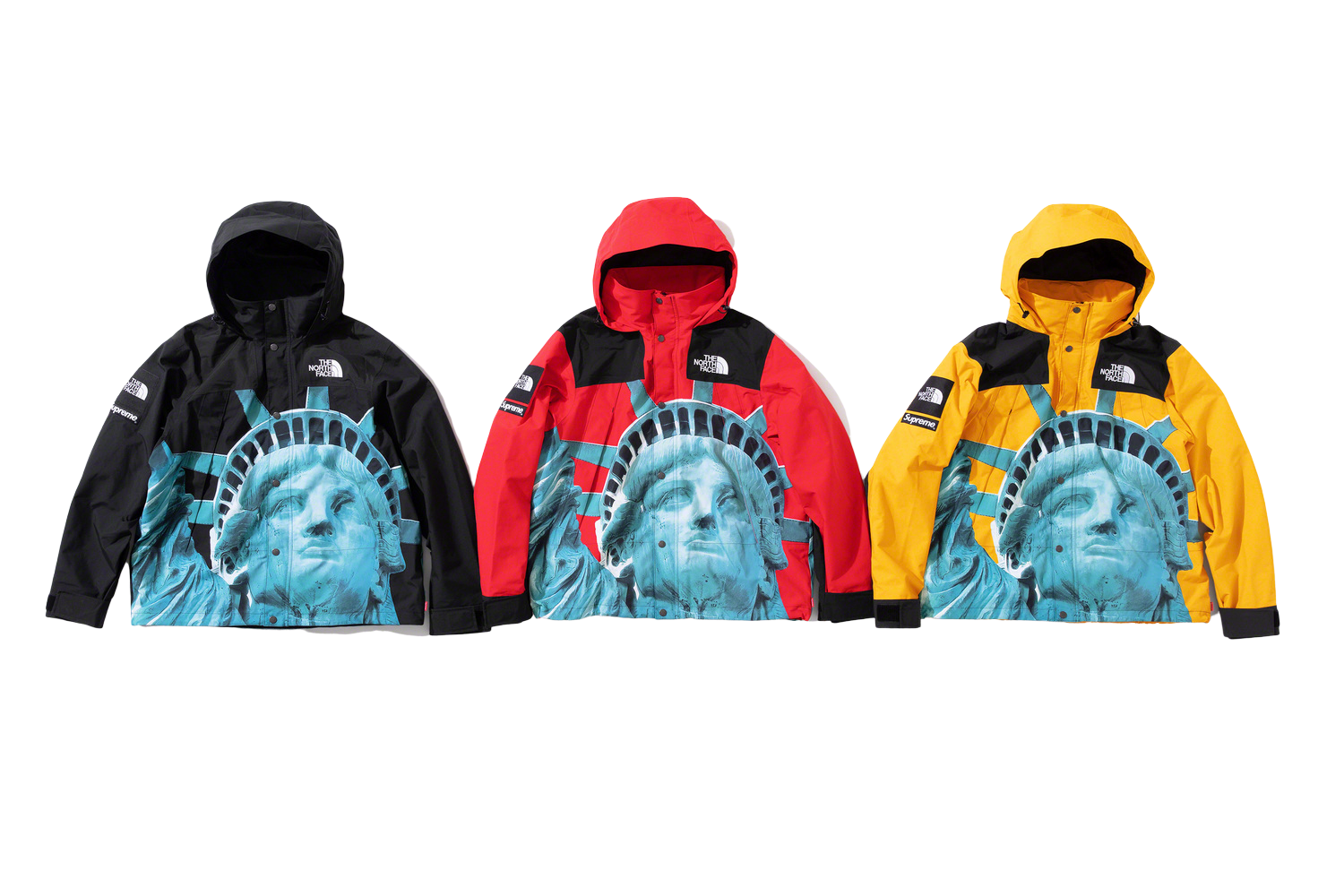 Supreme TNF Statue of Liberty Hooded&Tee