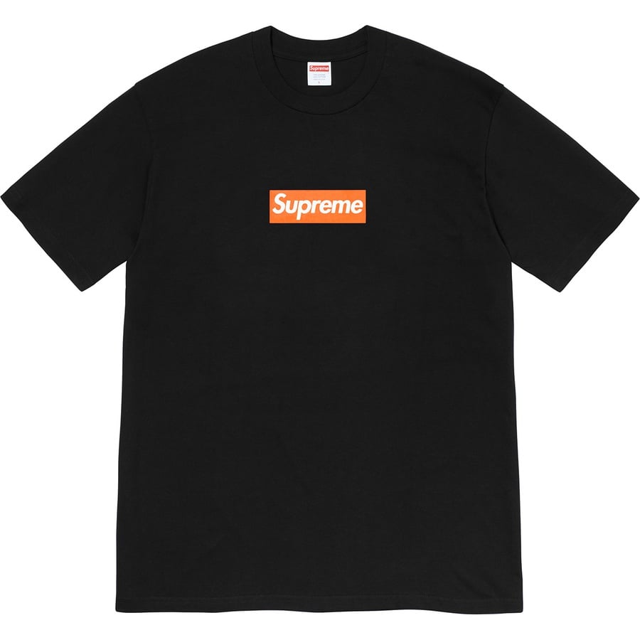 Supreme SF Box Logo Tee released during fall winter 19 season