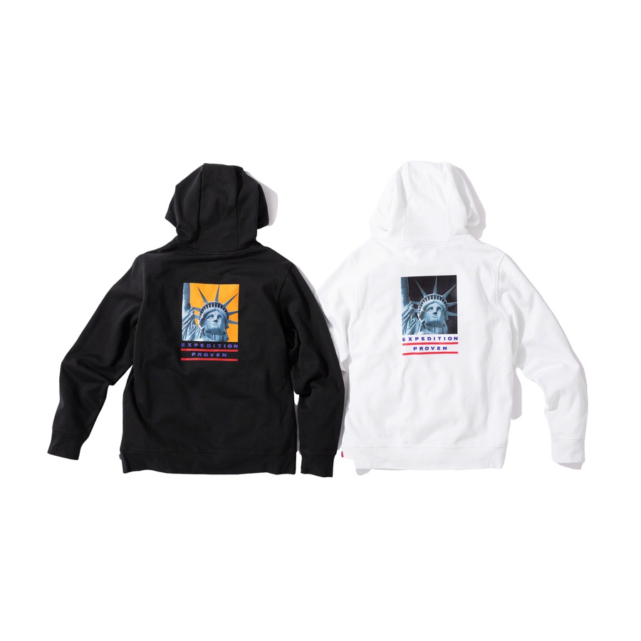 Supreme Supreme The North Face Statue of Liberty Hooded Sweatshirt for fall winter 19 season