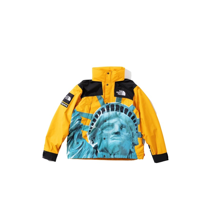 Details on Supreme The North Face Statue of Liberty Mountain Jacket  from fall winter
                                                    2019 (Price is $398)