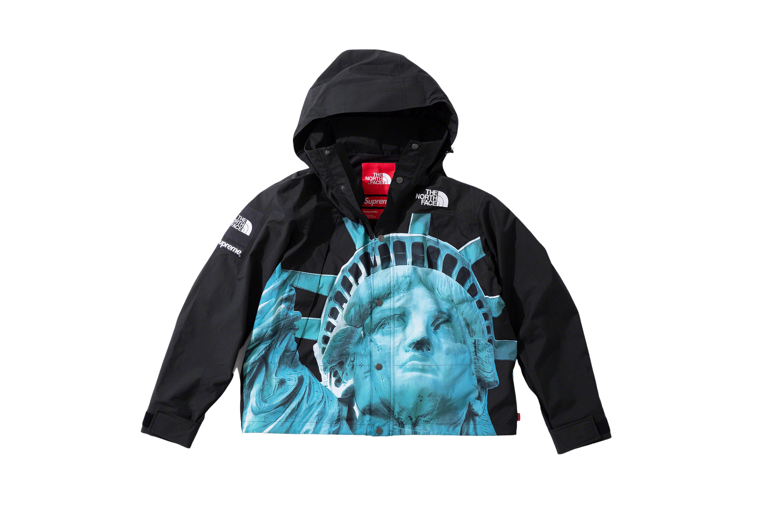 Supreme TNF Mountain Jacket FW 19 Statue of Liberty - Size 9 1/2 - Red