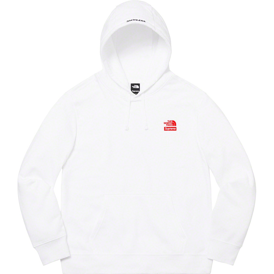 Details on Supreme The North Face Statue of Liberty Hooded Sweatshirt White from fall winter 2019 (Price is $138)