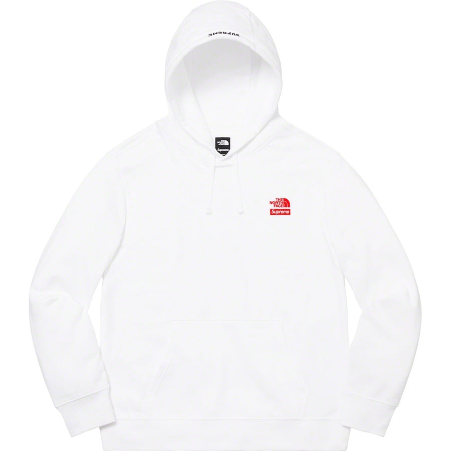 Details on Supreme The North Face Statue of Liberty Hooded Sweatshirt White from fall winter
                                                    2019 (Price is $138)