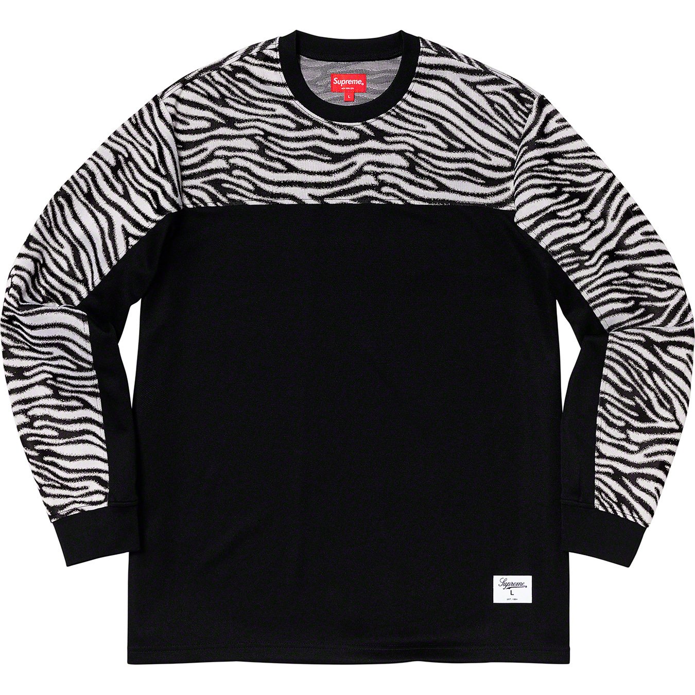 Supreme 19AW Zebra L/S Top